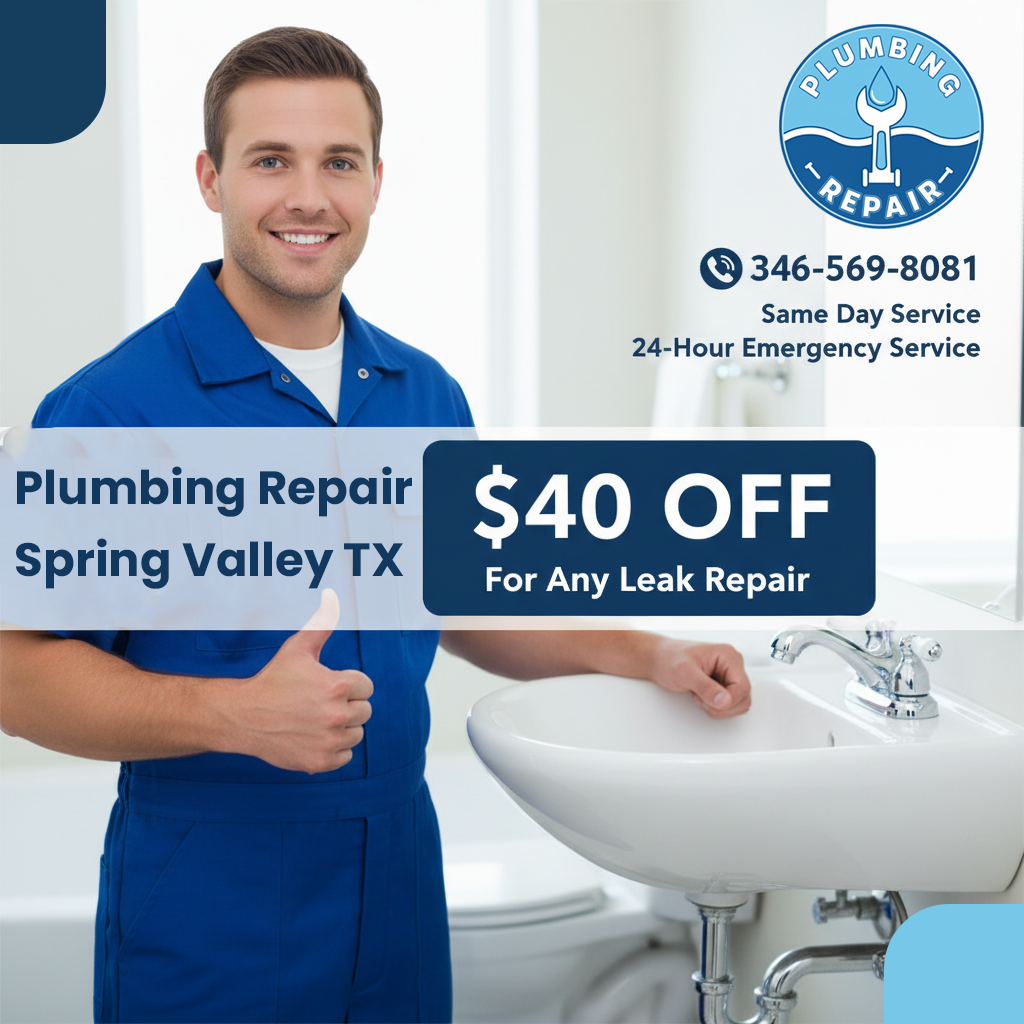 Plumbing Repair Spring Valley TX Coupons & Discounts - Save on Emergency & Installation Services